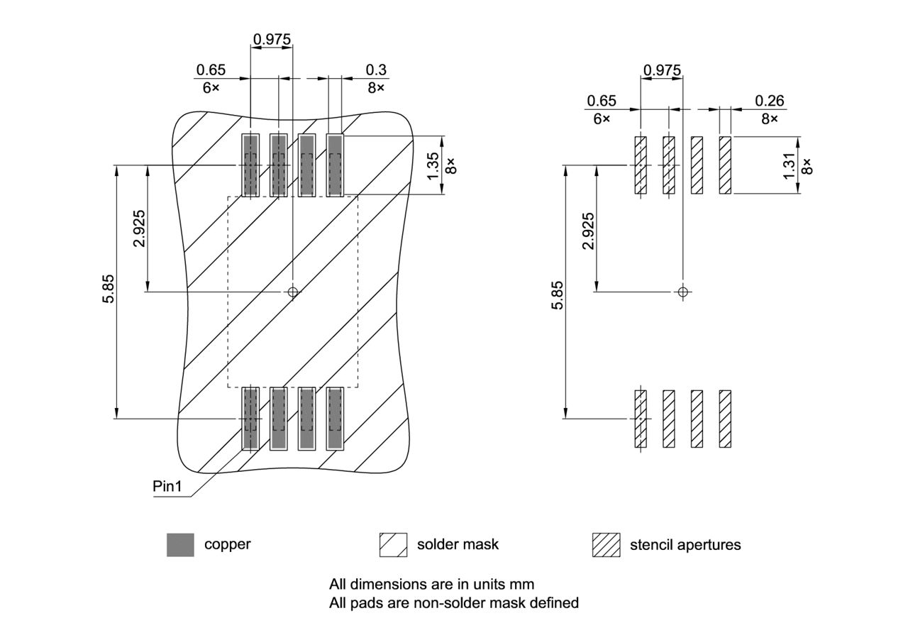 P-TSSOP-8-800_Footprint Drawing