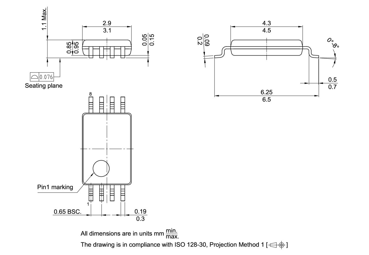P-TSSOP-8-800_Package Outline
