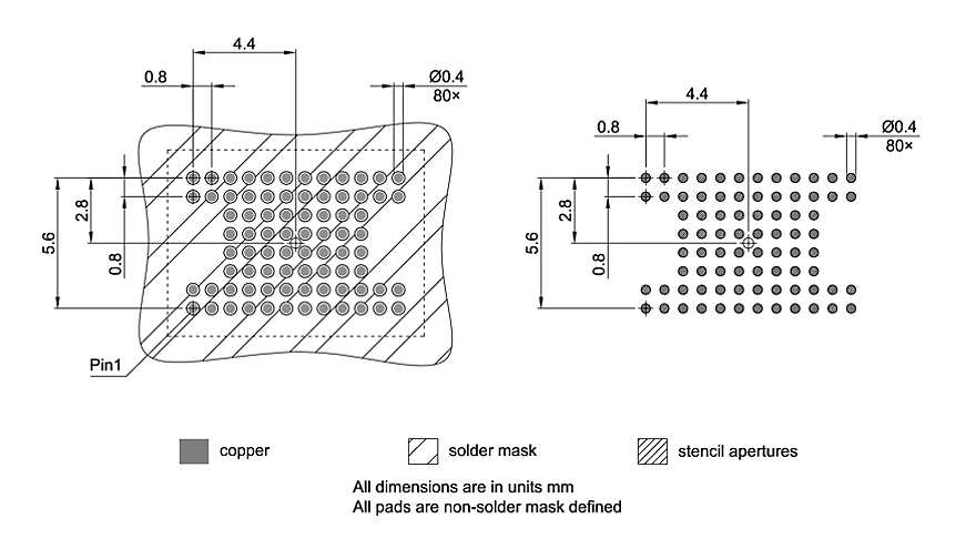 P-VFBGA-80-800_Footprint Drawing