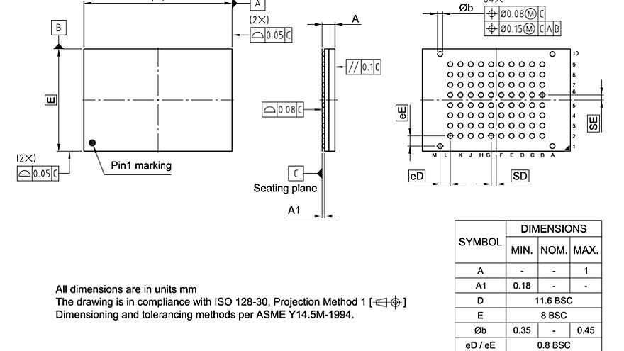 P-VFBGA-84-801_Package Outline