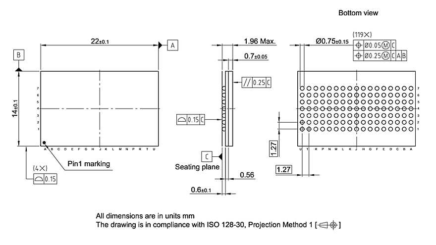 PG-BGA-119-801_Package Outline