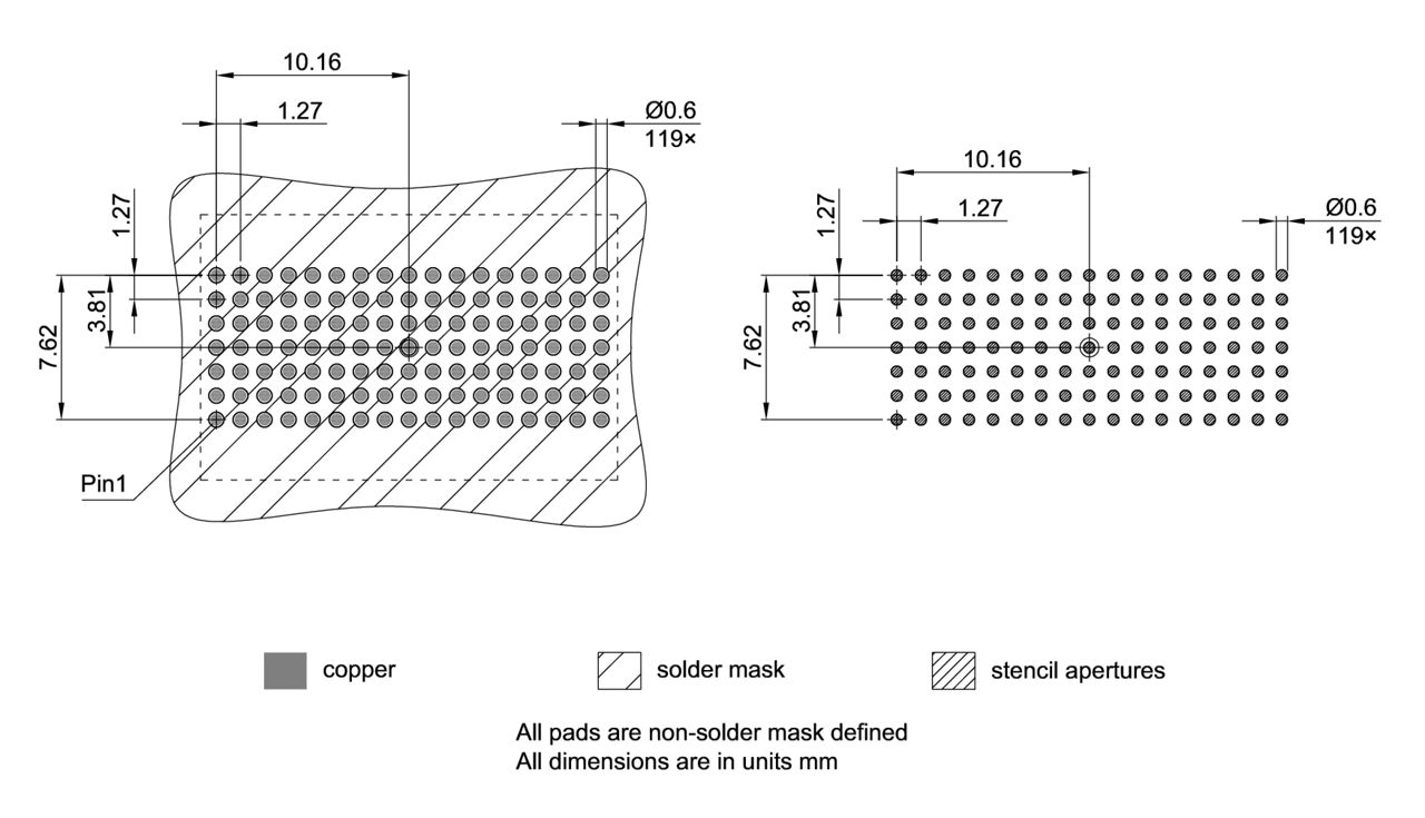 PG-BGA-119-802_Footprint Drawing