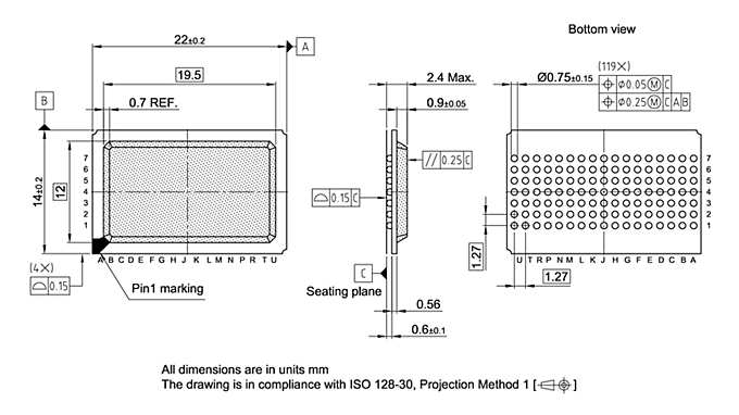 PG-BGA-119-803_Package Outline