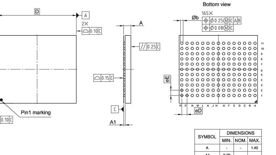 PG-BGA-165-804_Package Outline
