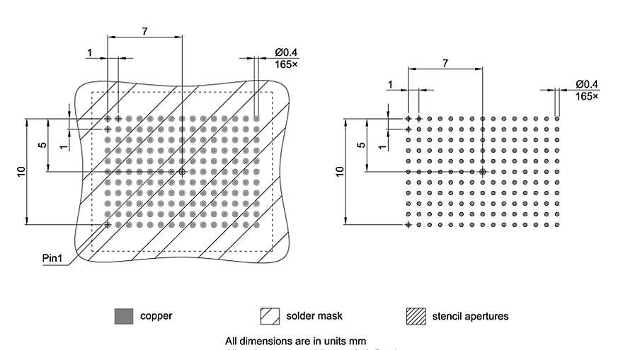 PG-BGA-165-806_Footprint Drawing
