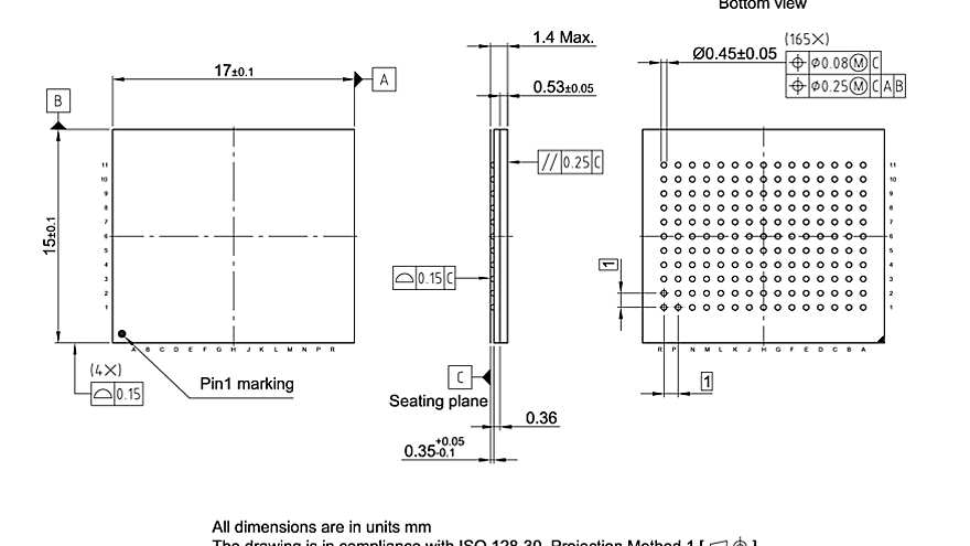 PG-BGA-165-806_Package Outline
