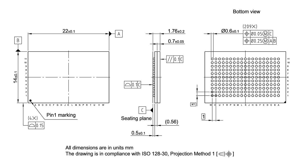 PG-BGA-209-801_Package Outline