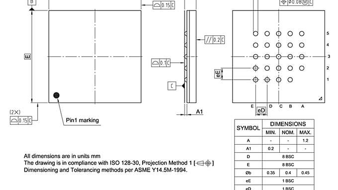 PG-BGA-24-1_Package Outline