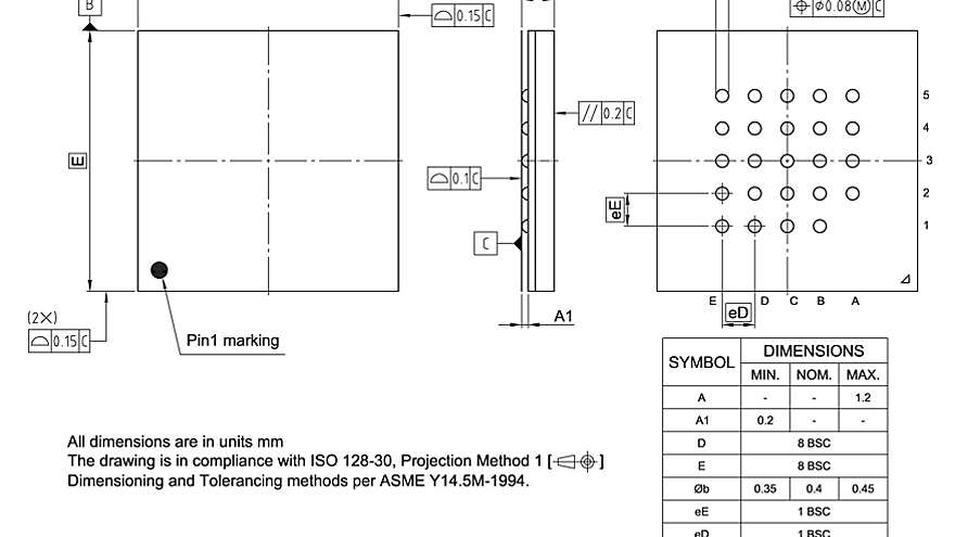 PG-BGA-24-1_Package Outline