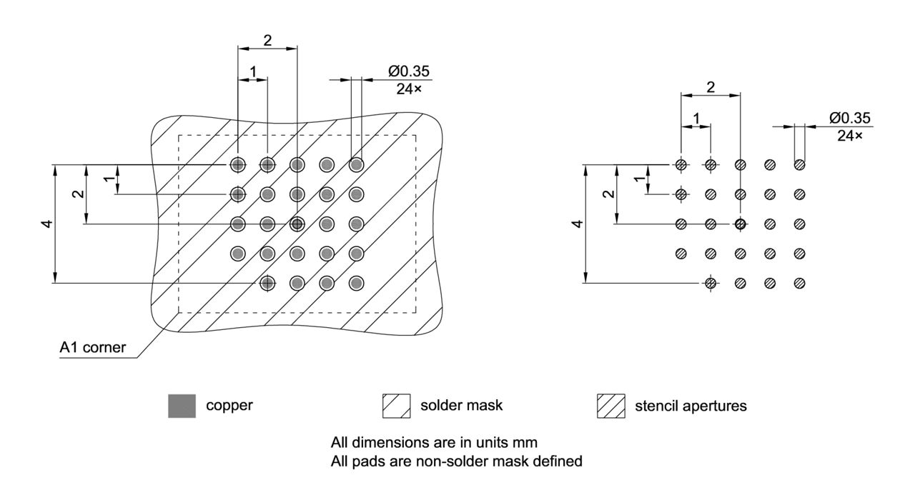 PG-BGA-24-800_Footprint Drawing
