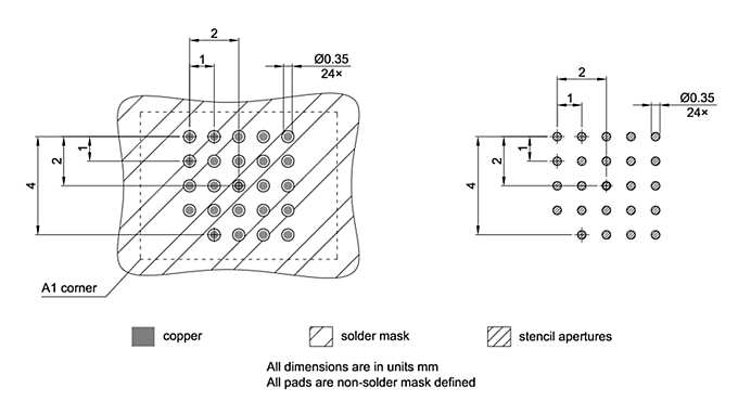 PG-BGA-24-800_Footprint Drawing