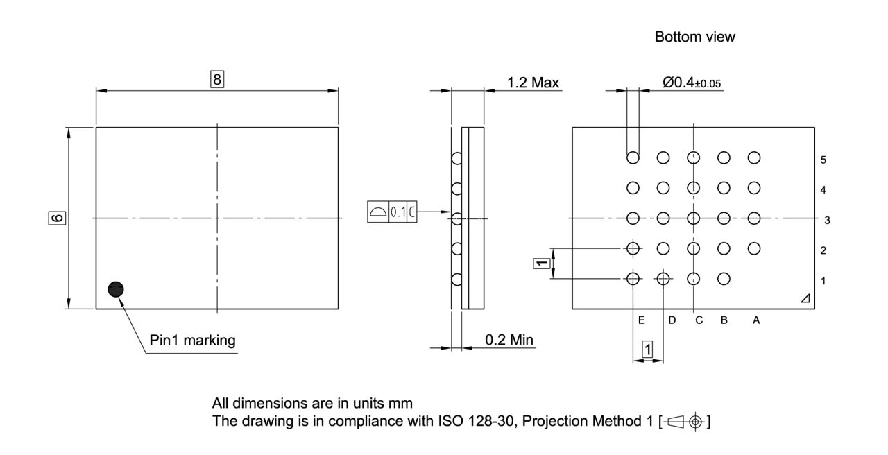 PG-BGA-24-800_Package Outline