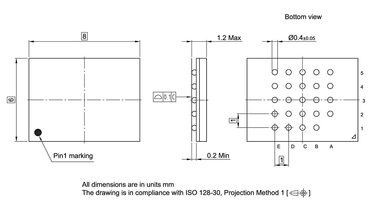 PG-BGA-24-800_Package Outline