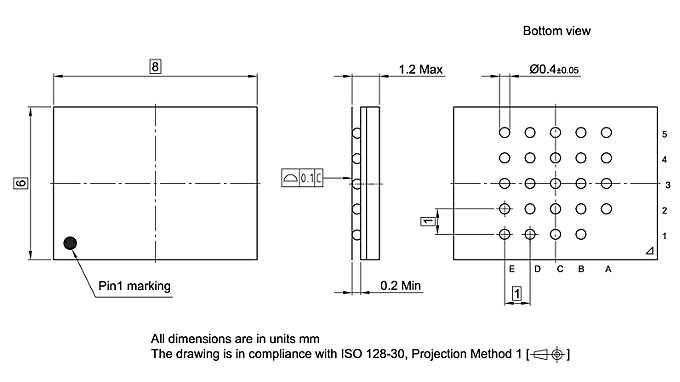 PG-BGA-24-800_Package Outline