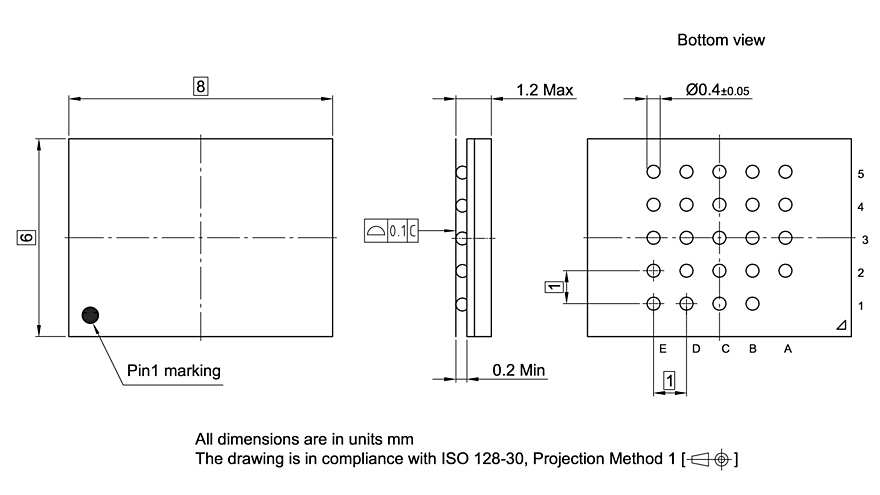PG-BGA-24-800_Package Outline