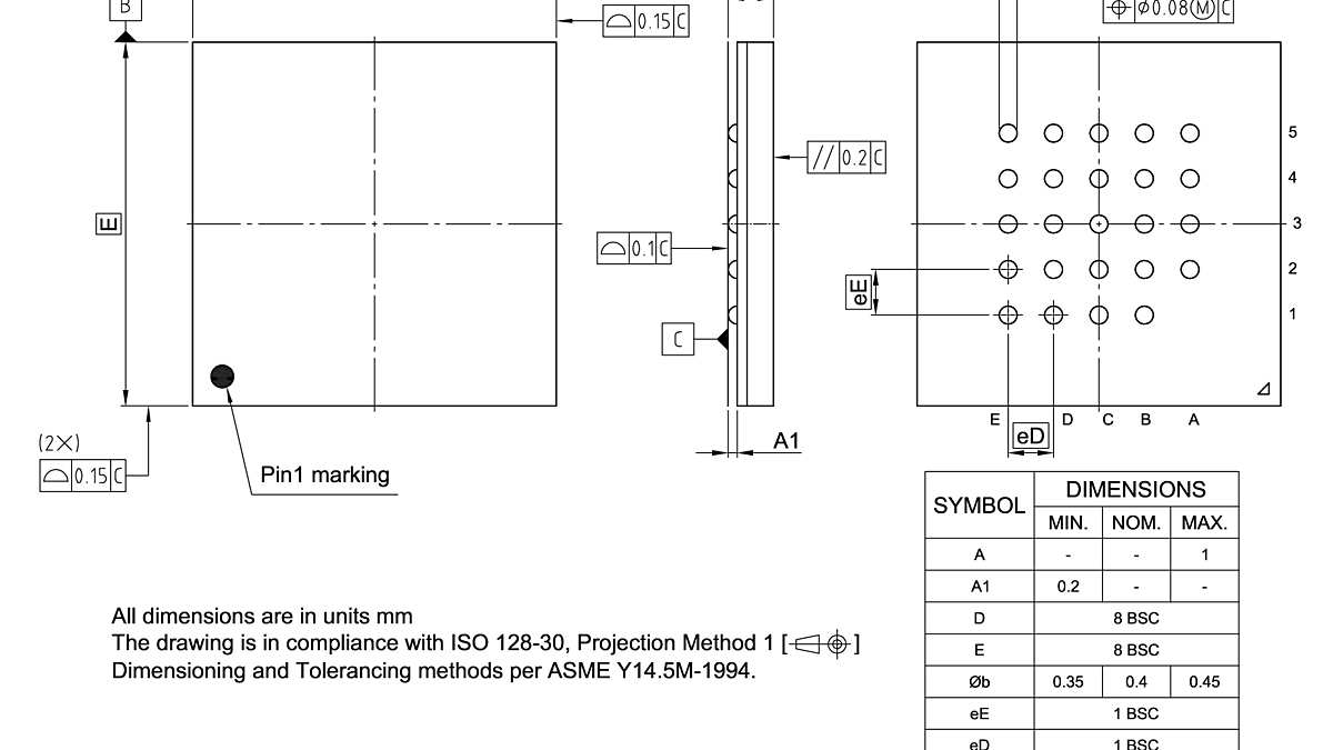 PG-BGA-24-804_Package Outline