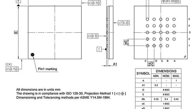 PG-BGA-24-804_Package Outline