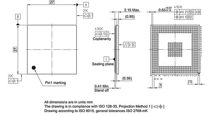 PG-BGA-416-24_Package Outline