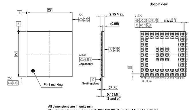 PG-BGA-416-29_Package Outline