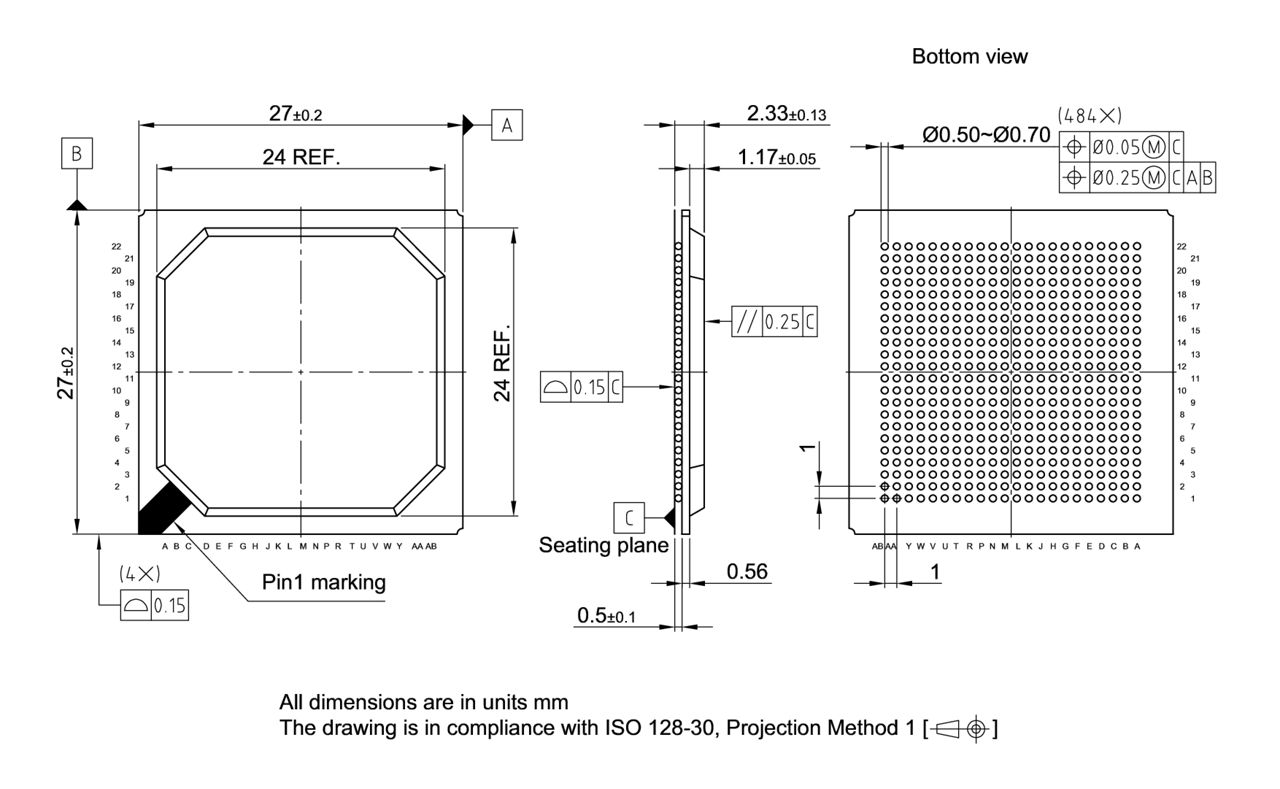 PG-BGA-484-801_Package Outline