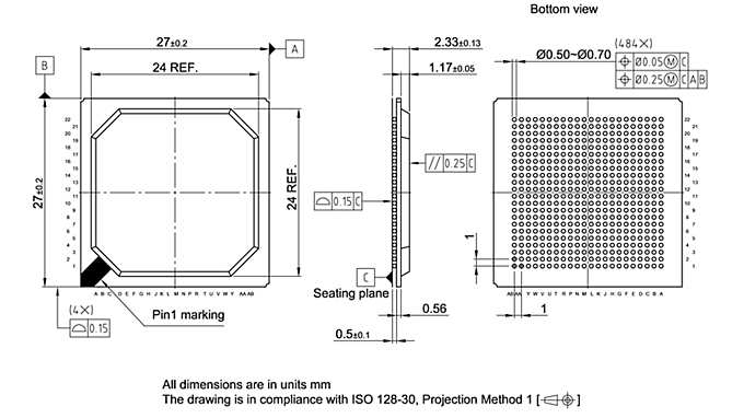 PG-BGA-484-801_Package Outline