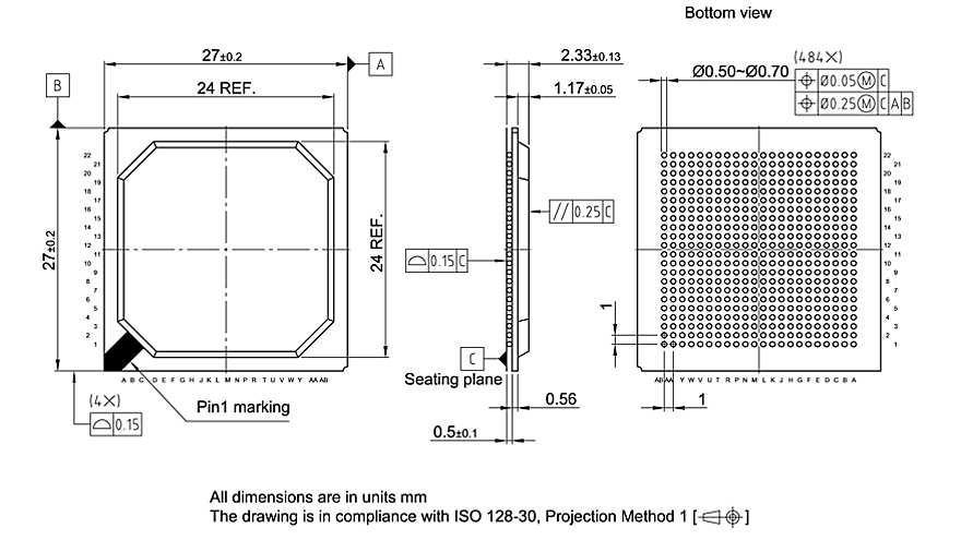 PG-BGA-484-801_Package Outline