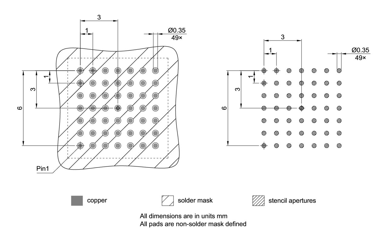 PG-BGA-49-800_Footprint Drawing