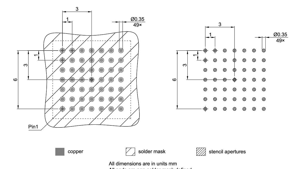 PG-BGA-49-800_Footprint Drawing