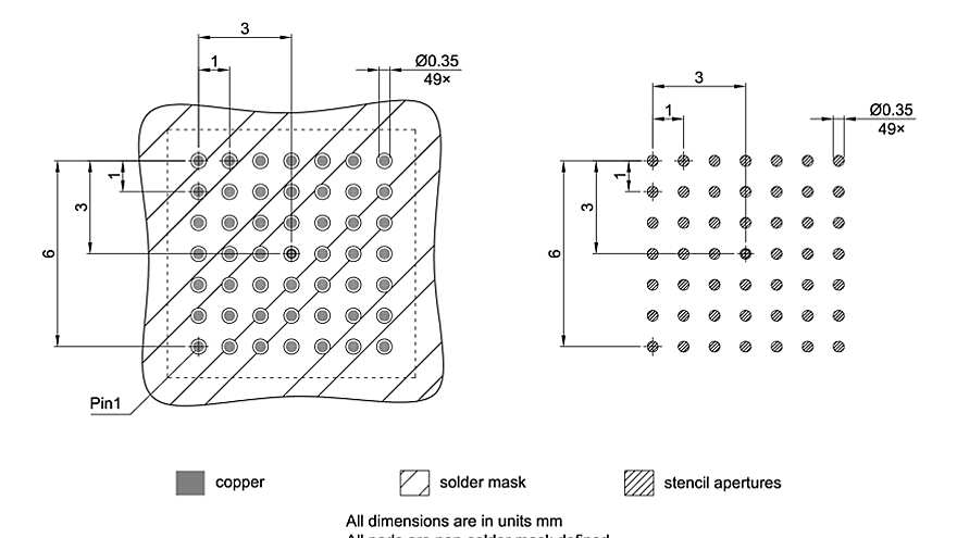 PG-BGA-49-800_Footprint Drawing