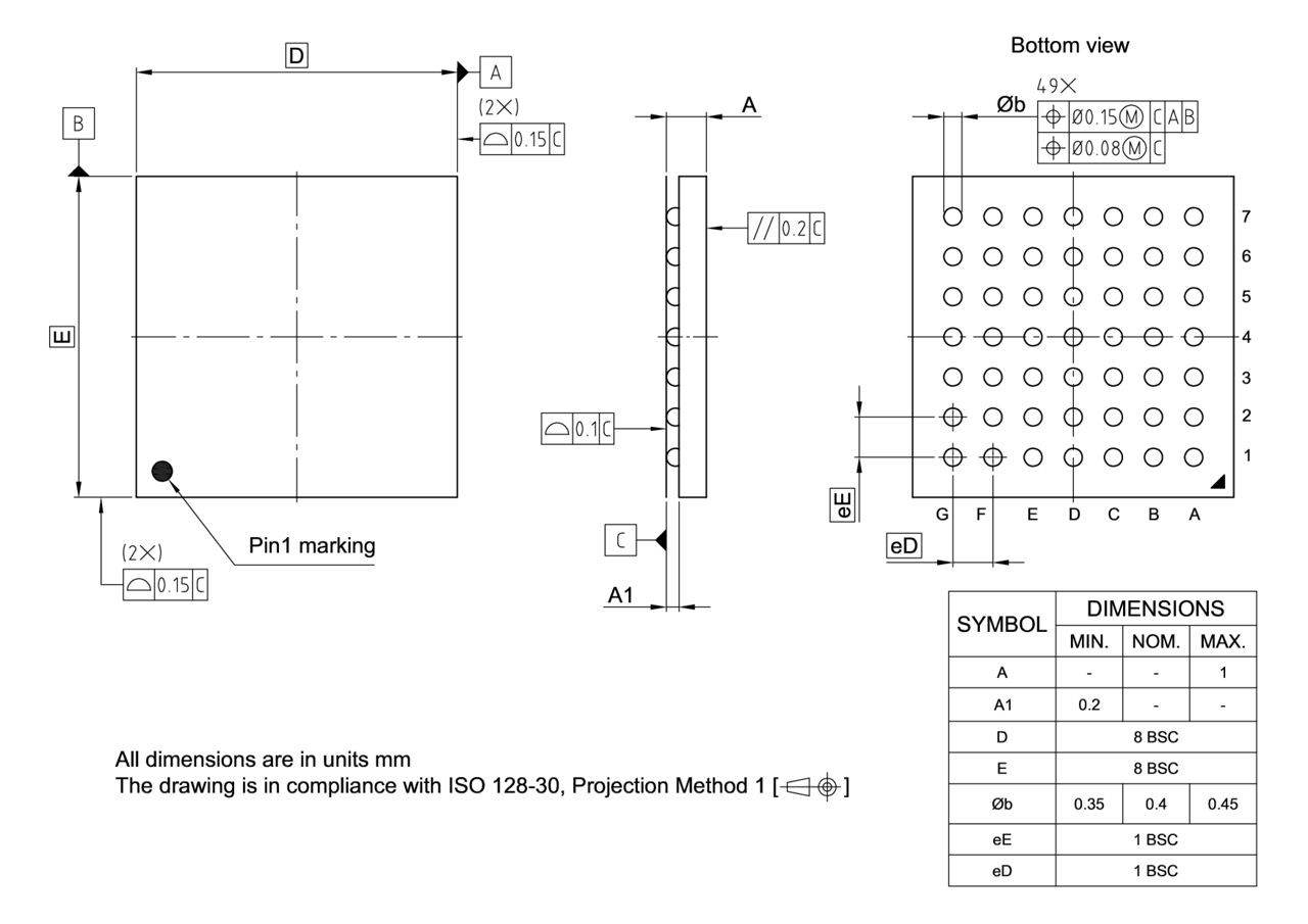 PG-BGA-49-800_Package Outline