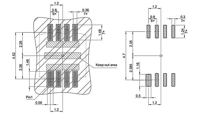 PG-DFN-8-1_Footprint Drawing