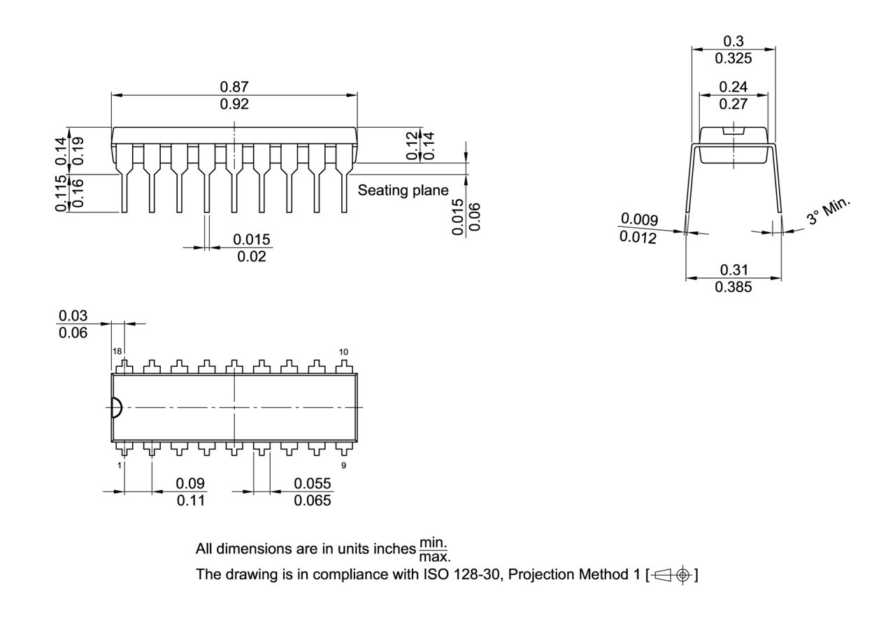 PG-DIP-18-800_Package Outline