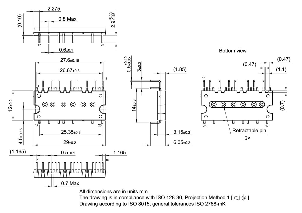 PG-DIP-23-1_Package Outline