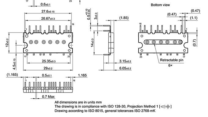 PG-DIP-23-1_Package Outline
