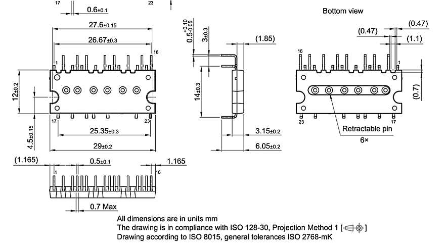 PG-DIP-23-1_Package Outline