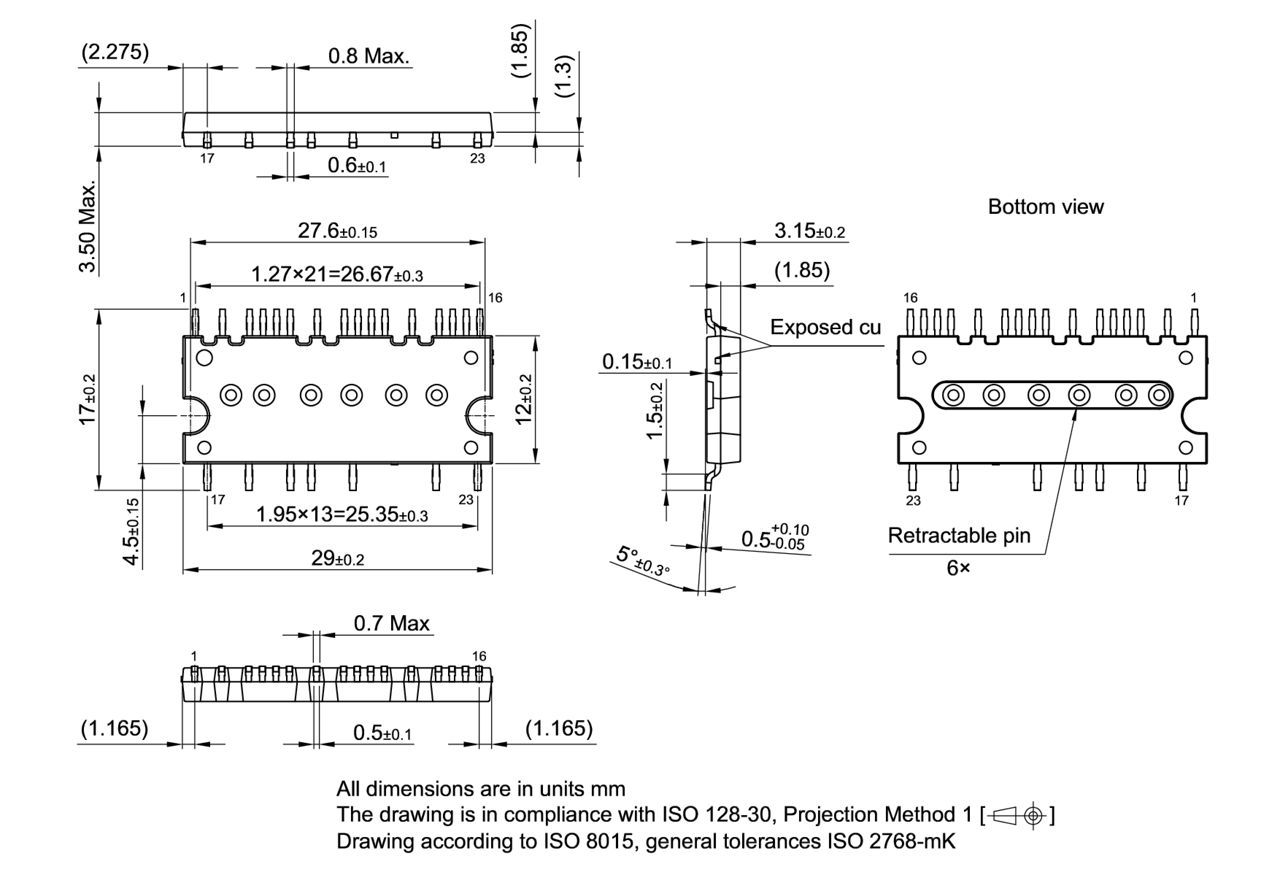 PG-DIP-23-2_Package Outline