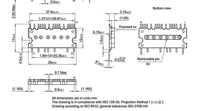 PG-DIP-23-2_Package Outline