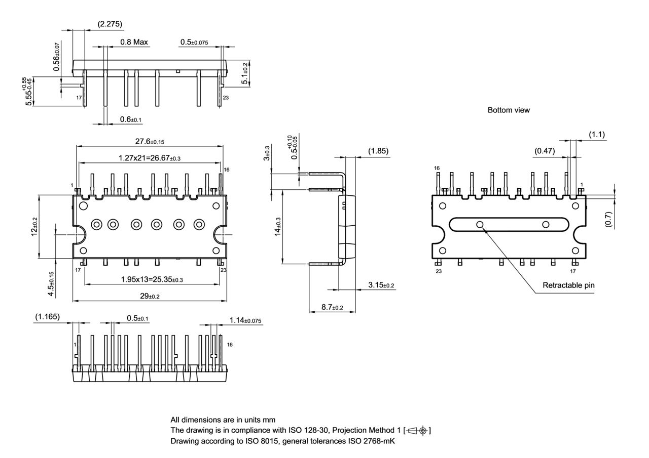 PG-DIP-23-3_Package Outline