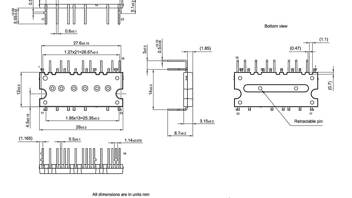 PG-DIP-23-3_Package Outline