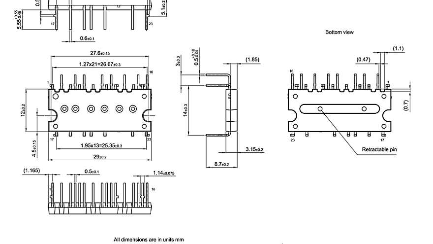 PG-DIP-23-3_Package Outline