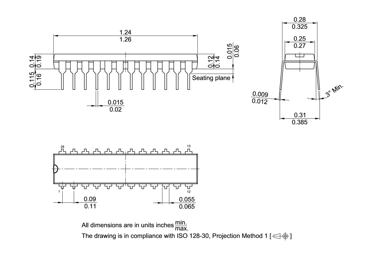 PG-DIP-24-800_Package Outline