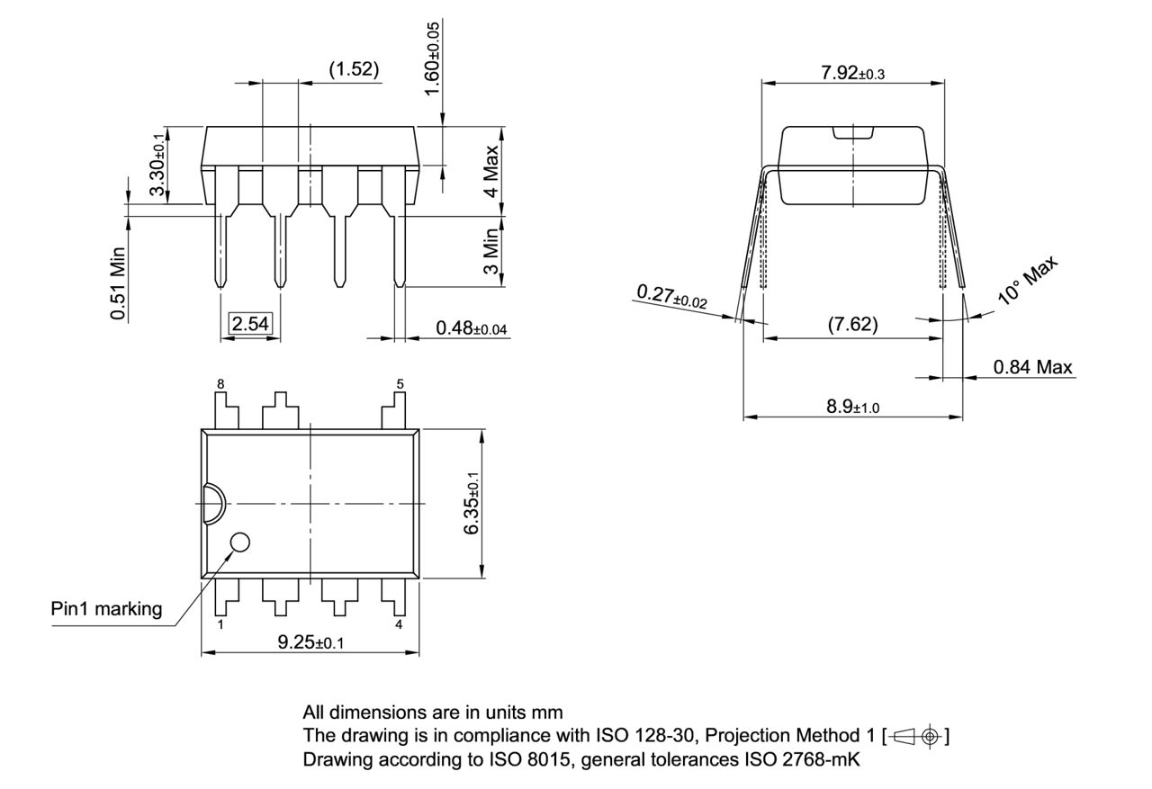 PG-DIP-7-10_Package Outline
