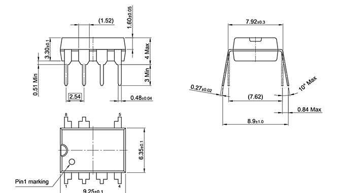 PG-DIP-7-10_Package Outline