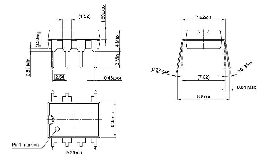 PG-DIP-7-10_Package Outline