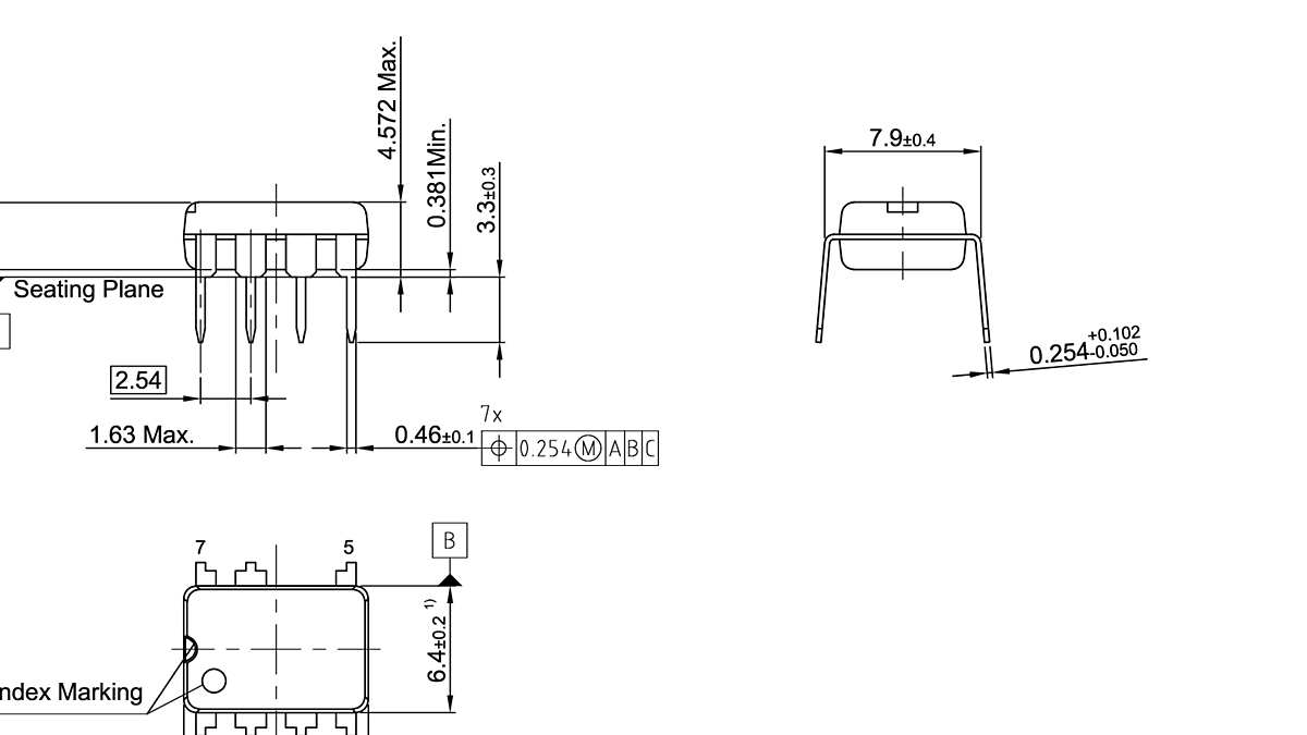 PG-DIP-7-4_Package Outline
