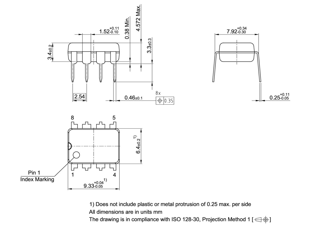 PG-DIP-8-13_Package Outline