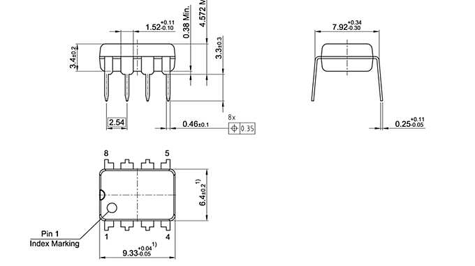 PG-DIP-8-13_Package Outline