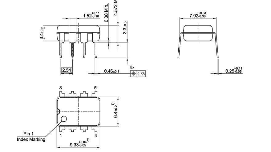 PG-DIP-8-13_Package Outline