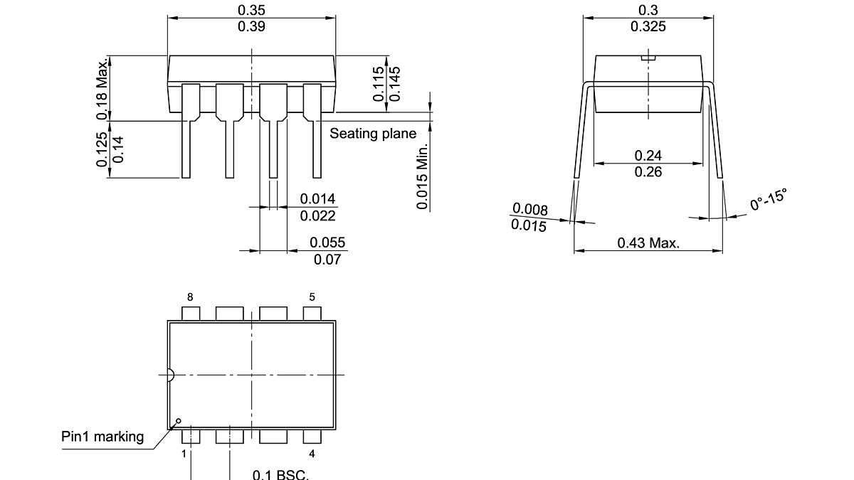 PG-DIP-8-801_Package Outline