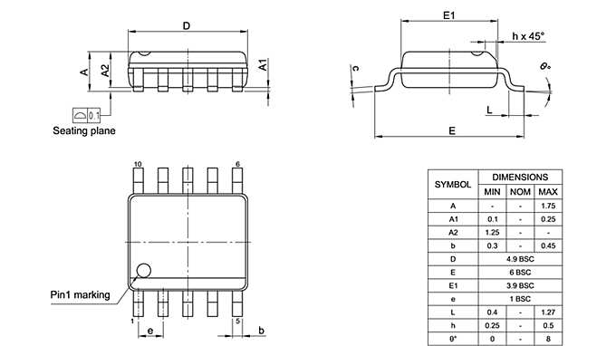 PG-DSO-10-800_Package Outline